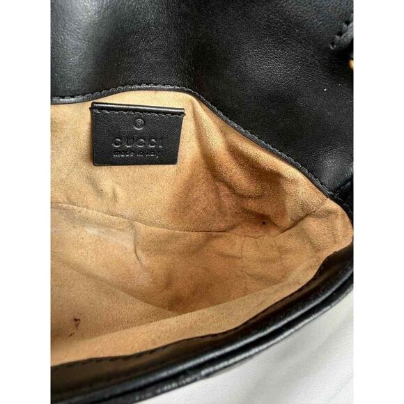 Gucci GG Marmont Matelassé Super Mini Chain Crossbody Bag SPB-TS 351756 - Picture 13 of 15